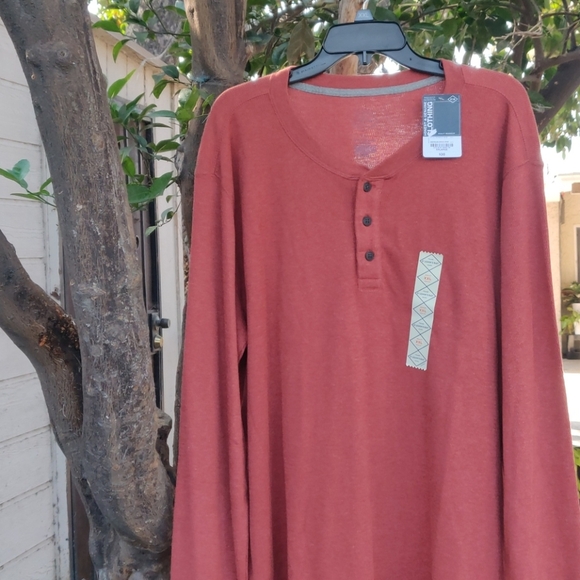 St john's Bay Thermal Solid Henley - Picture 4 of 5